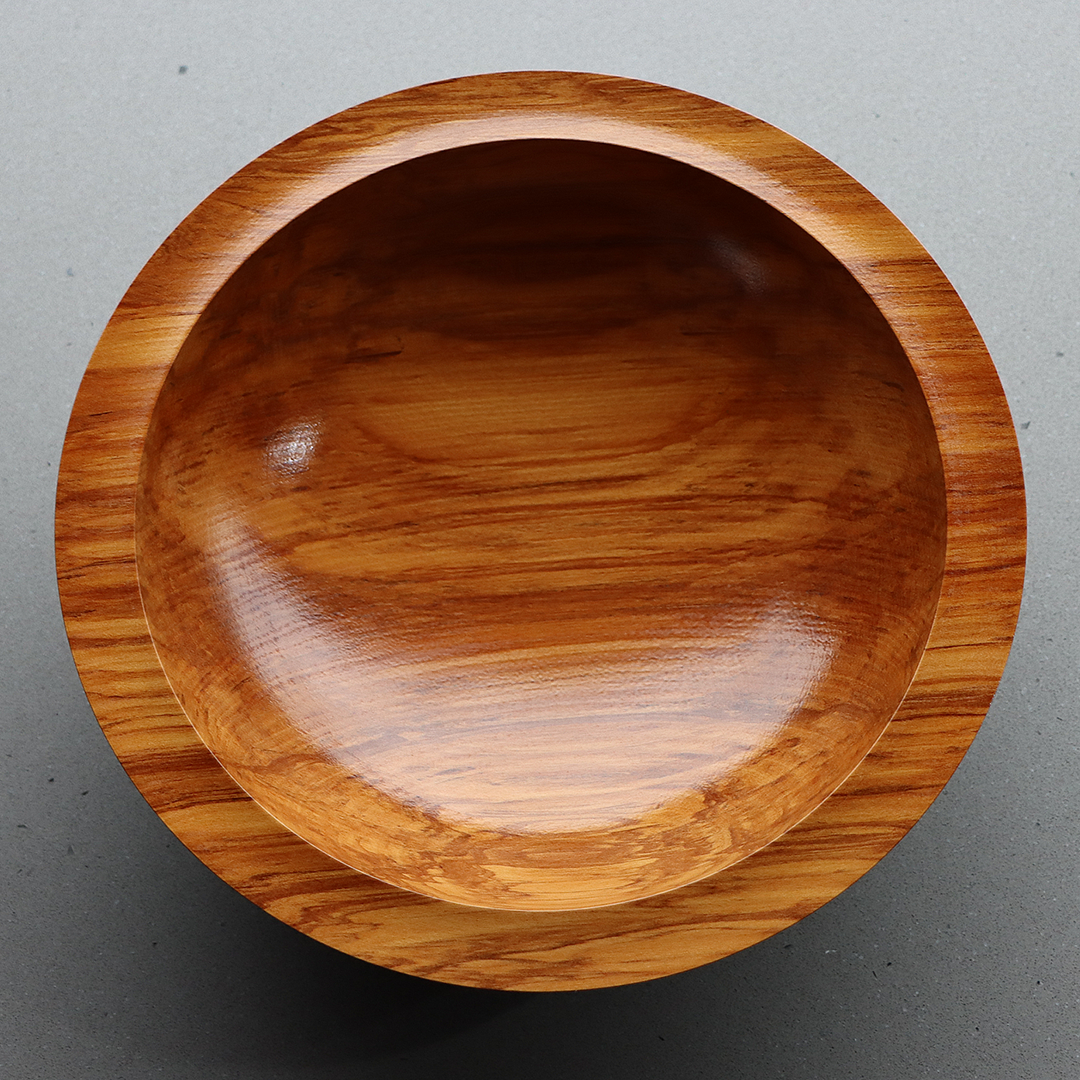 RIMU - Black & White Turned Bowl