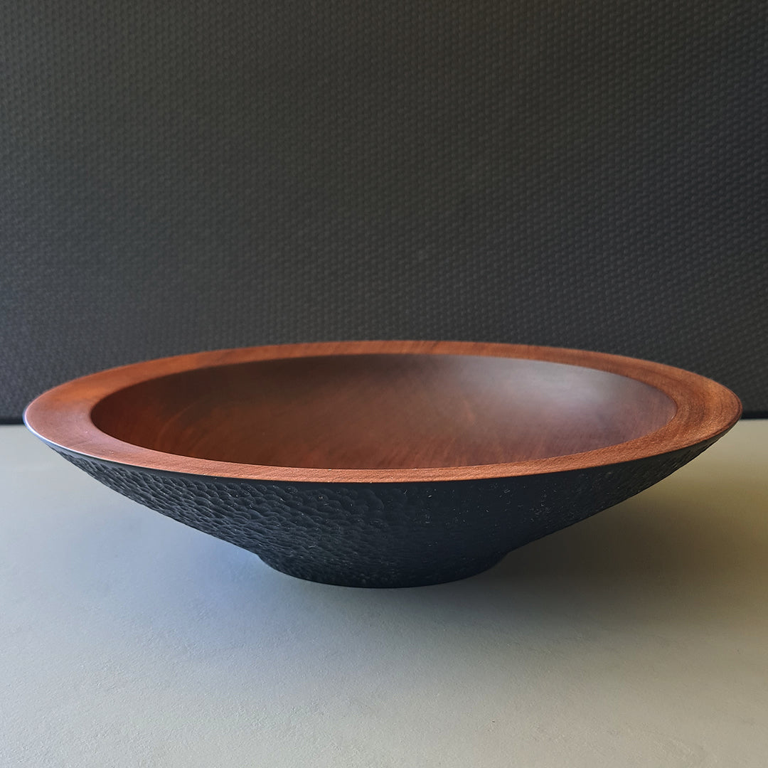 SWAMP KAURI - Wood Turned Texture Bowl