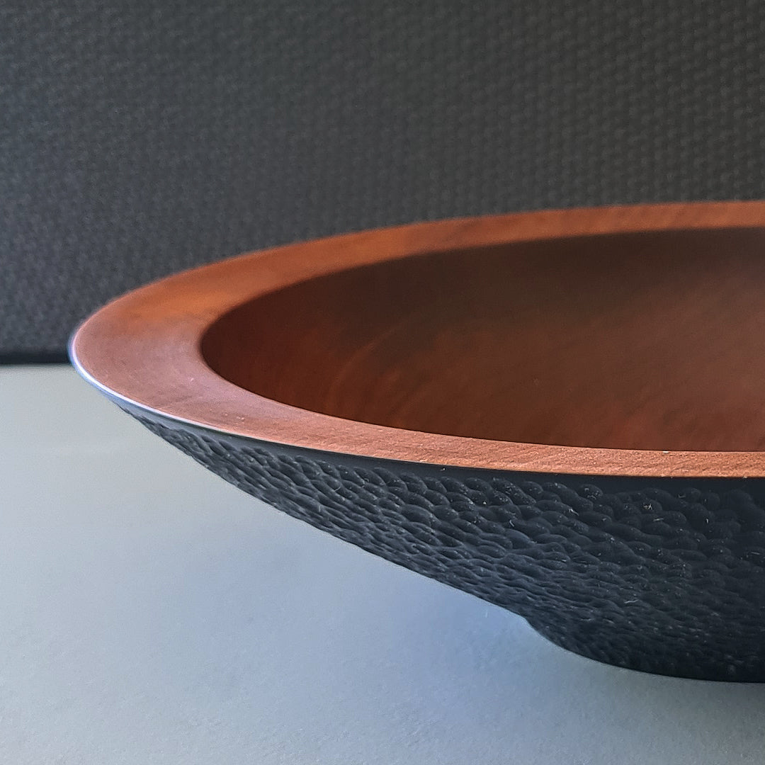 SWAMP KAURI - Wood Turned Texture Bowl