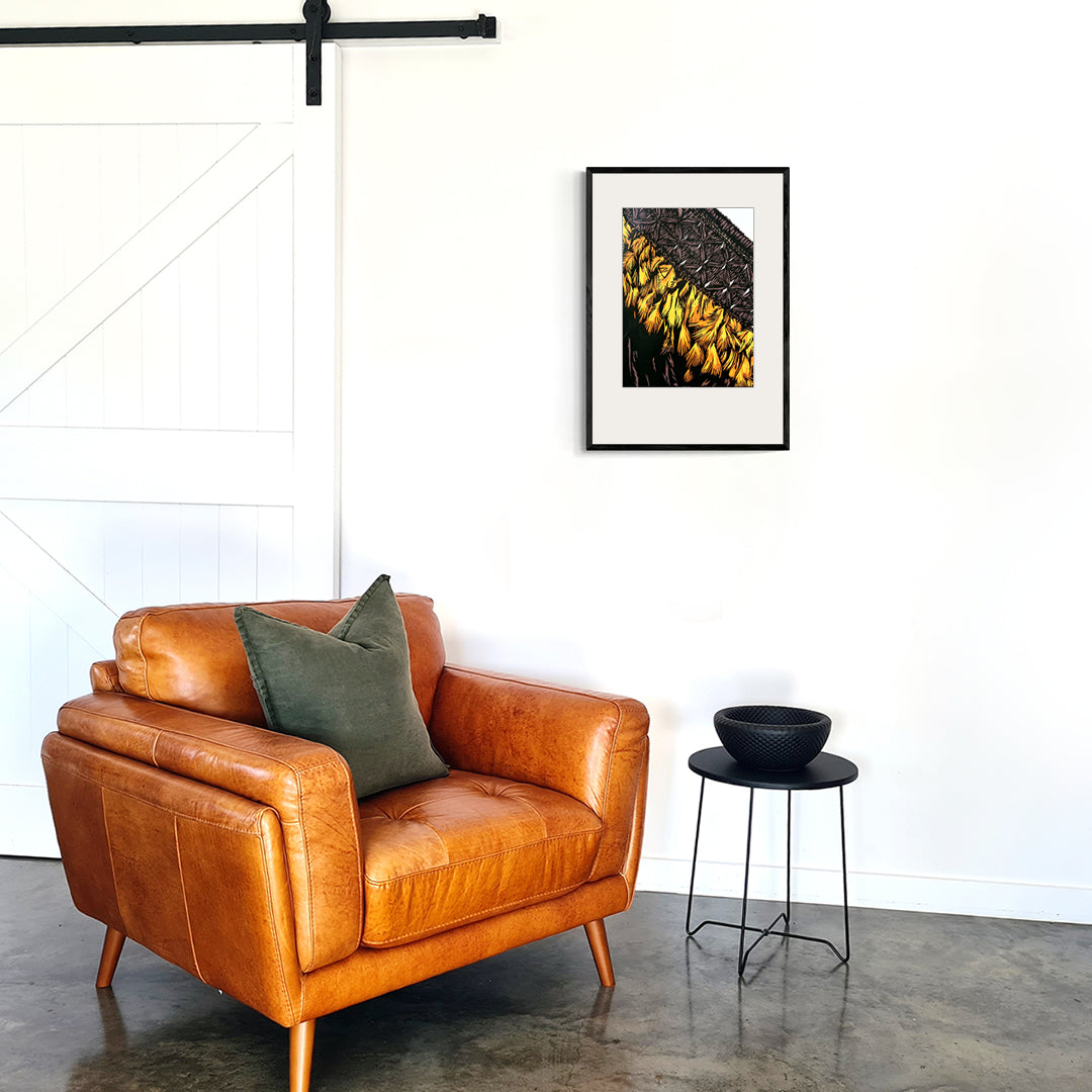 Kakahu - Limited Edition Multi-Block Woodcut Print - LAST ONE