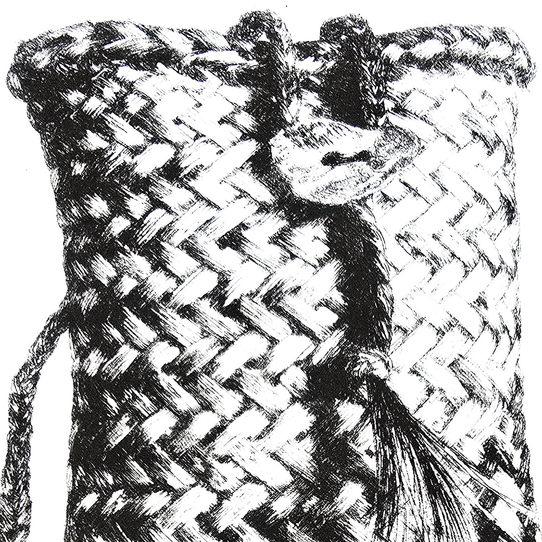 KETE PĪKAU - Ltd Edition Dry Point Etching Print