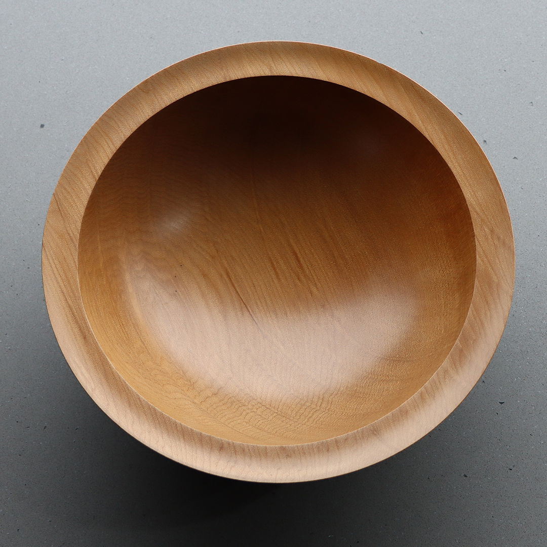 Black Textured Bowl - Swamp Kauri