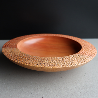 Textured Wide Rim Bowl - Totara