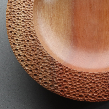 Textured Wide Rim Bowl - Totara