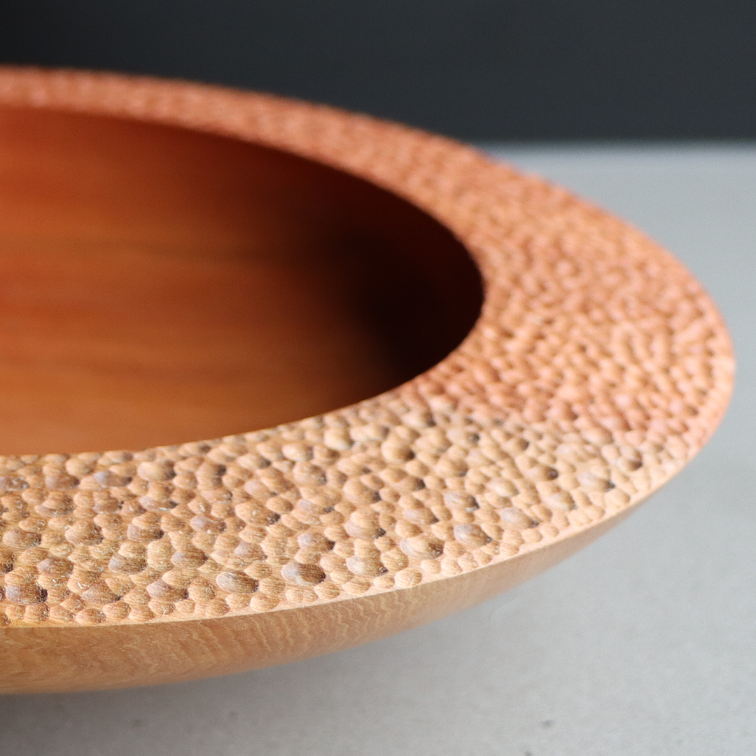 Textured Wide Rim Bowl - Totara