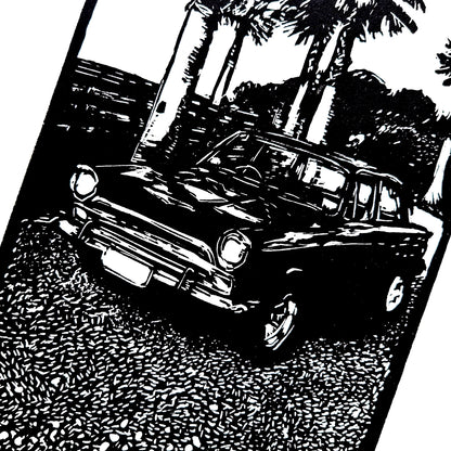 Sunday Drive - Limited Edition Lino Print