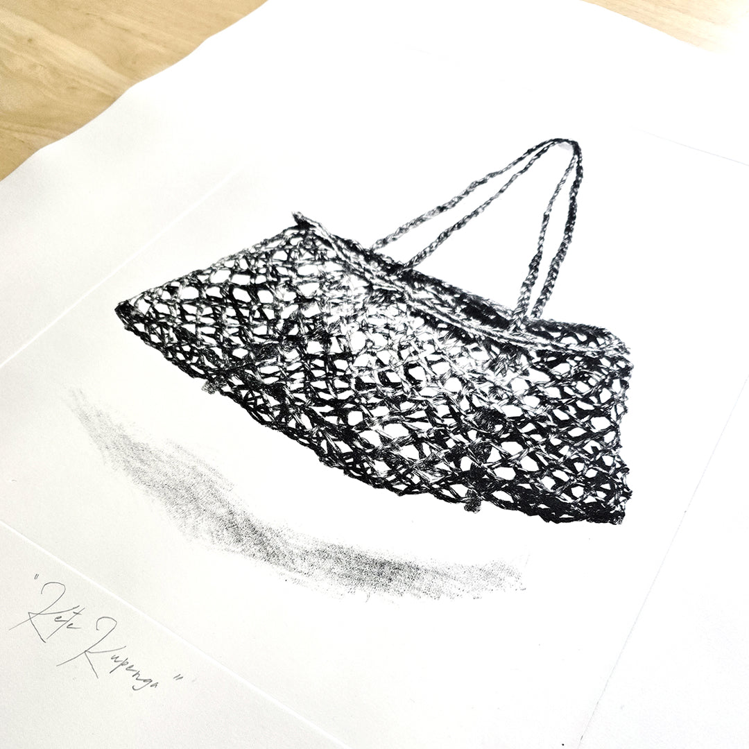 KETE KUPENGA - Ltd Edition Dry Point Etching Print