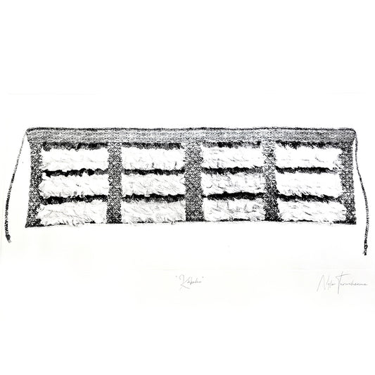 KĀKAHU - Ltd Edition Dry Point Etching Print