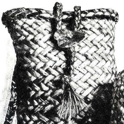 NGĀ KETE PAKIHERE - Ltd Edition Dry Point Etching Print