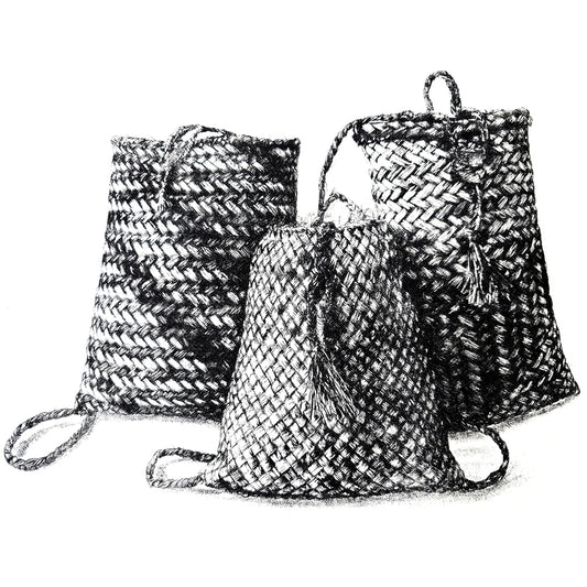 KETE O TE WĀNANGA - Ltd Edition Dry Point Etching Print