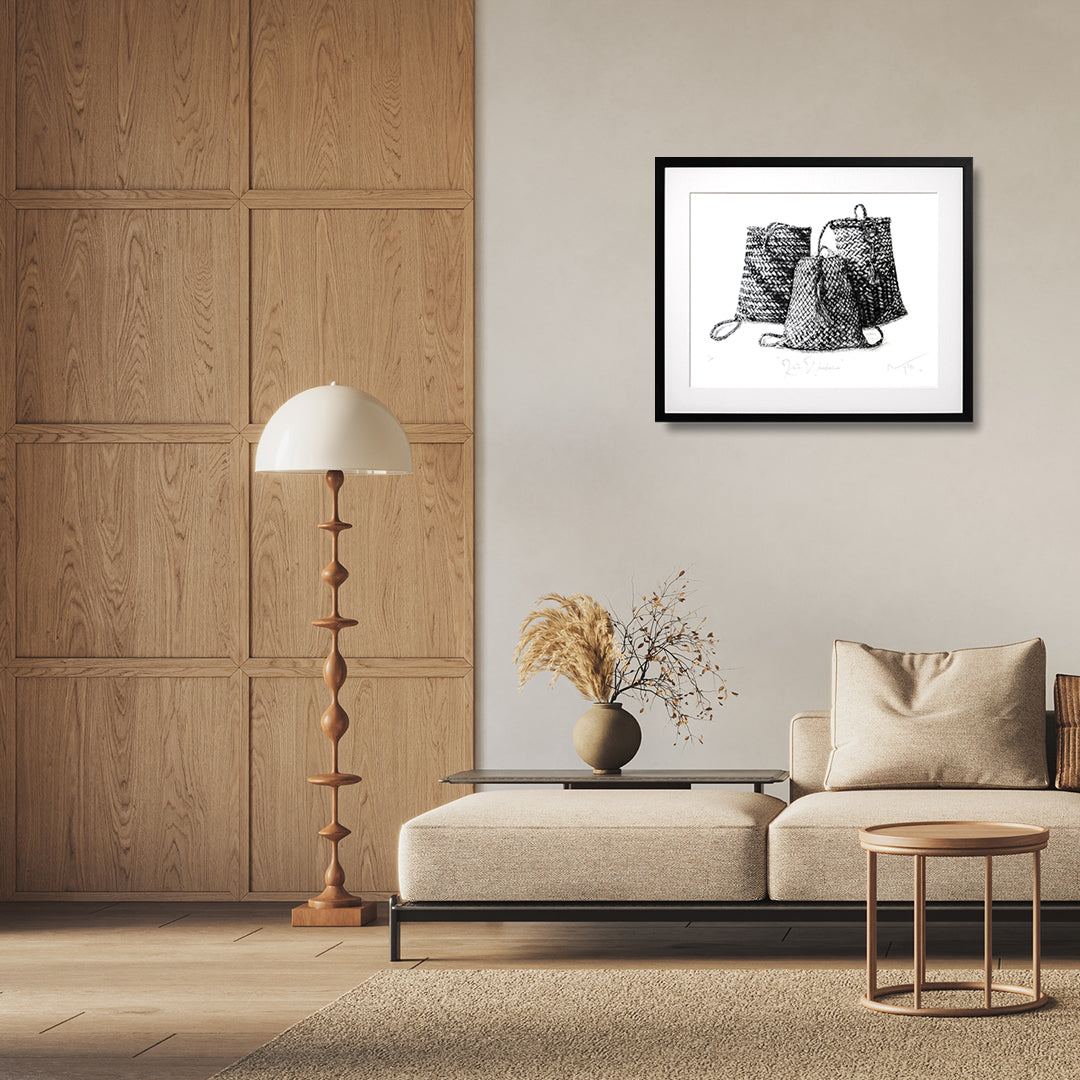 KETE O TE WĀNANGA - Ltd Edition Dry Point Etching Print