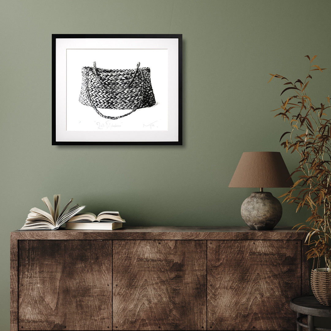 TOKANGA - Ltd Edition Dry Point Etching Print